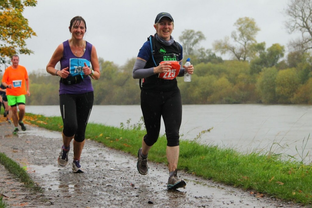 Anna Jordanous runs marathon on banks of Thames