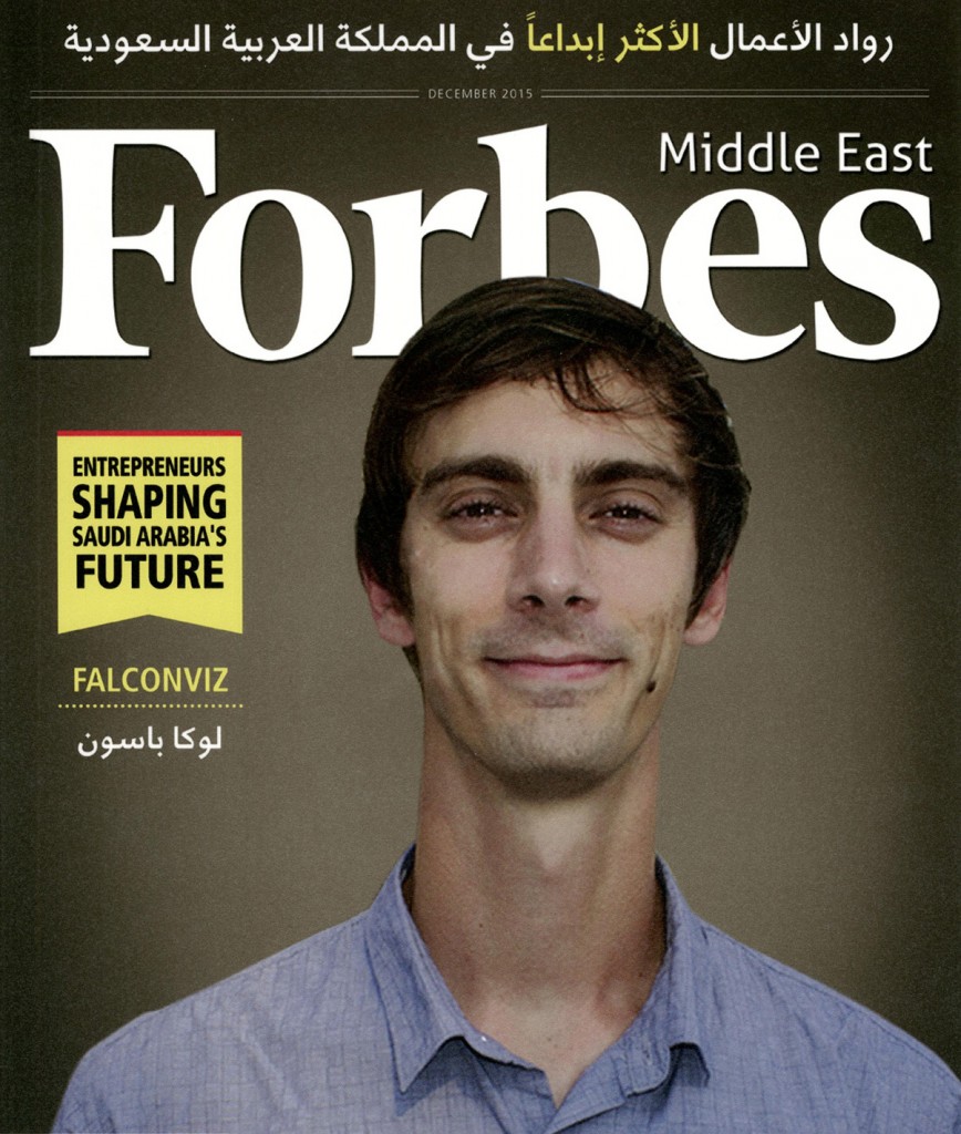 Luca Passion on Forbes Middle East cover