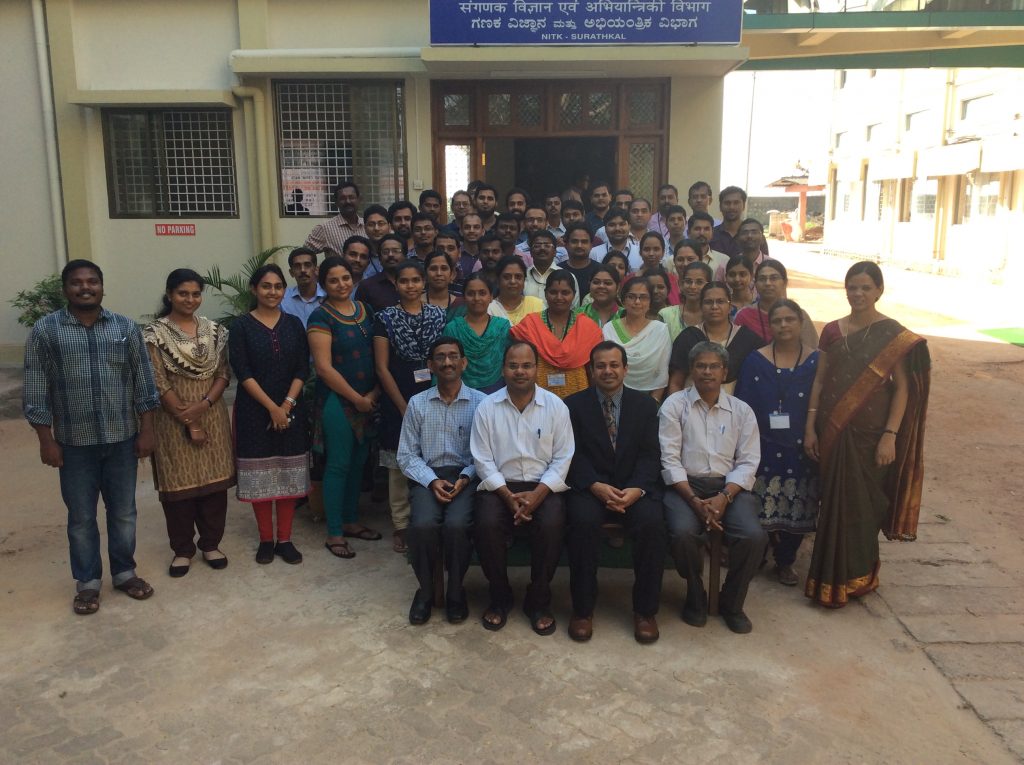 Group of academic staff and PG students in India