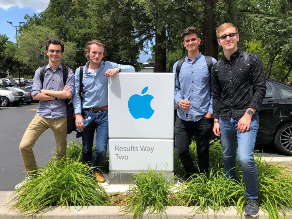 Placement students at Cupertino