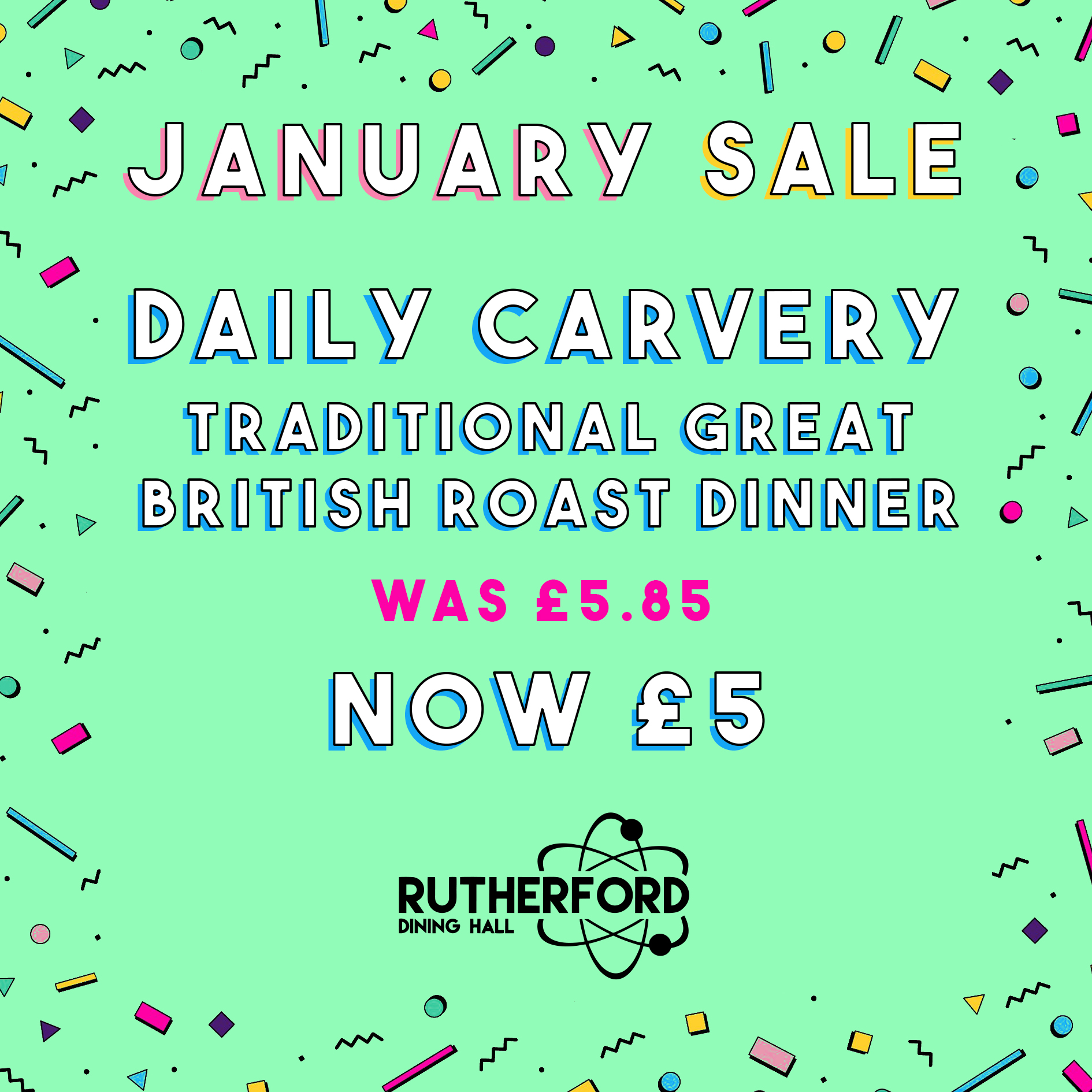 January Sale Uni Kent Food