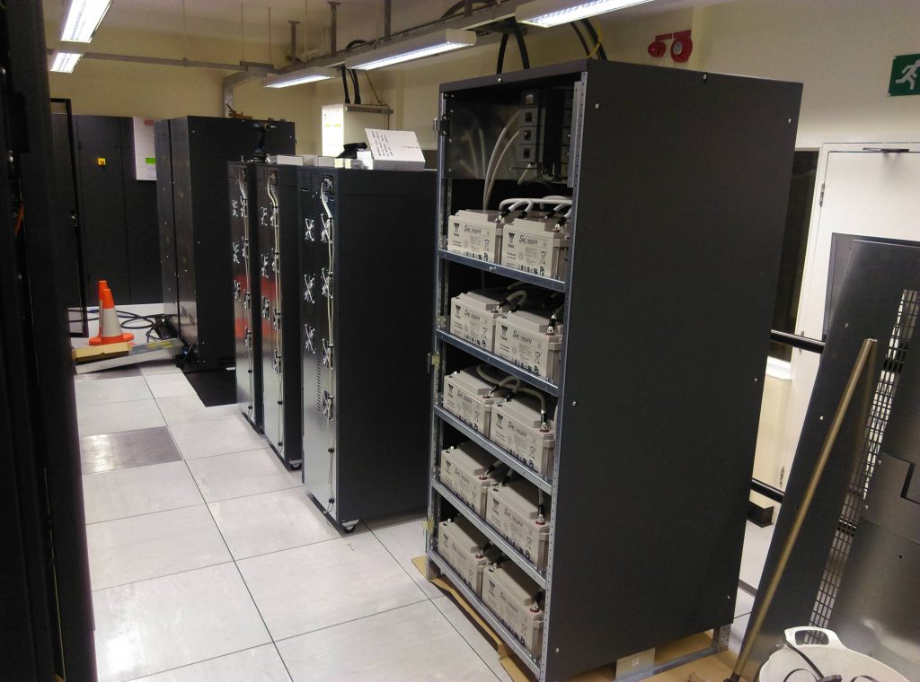 3 new UPS units being installed in datacentre